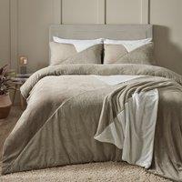 Cosy Larsson Geo Fleece Duvet Cover and Pillowcase Set