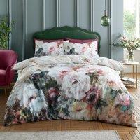 Rose Bloom 100% Cotton Duvet Cover and Pillowcase Set