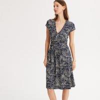 Graphic Print Full Dress, Mid-Length