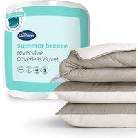 Summer Breeze Seersucker 2.5 Tog Coverless Duvet and Pillowcase Set