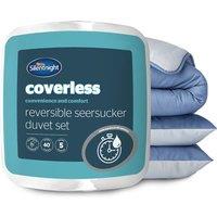 Seersucker Coverless 10.5 Tog Duvet and Pillowcase Set
