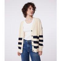 Striped Cotton Cardigan