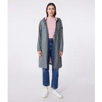 Long Hooded Waxed Jacket