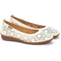 Alcoi Ultra Soft Ballet Pumps in Openwork Leather