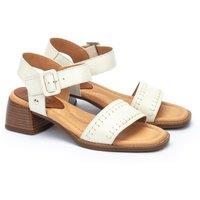 Oliva Leather Heeled Sandals, Made in Europe