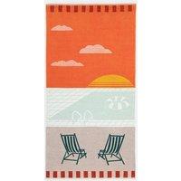 Sicilia Beach Towel in Velour Towelling
