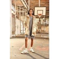 Mid-Length Hooded Windbreaker, Rainy