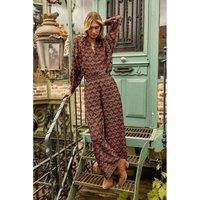Penny Wide Leg Trousers in Floral Print