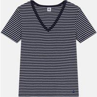 L'Iconique Striped T-Shirt with V-Neck