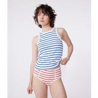 Iconic Vest Top in Striped Cotton