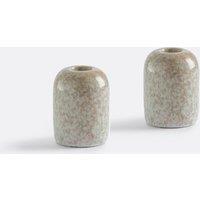 Reactive Enamel Candle Holders, Set of 2, Alta