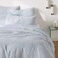 Limona Blue Duvet Cover in Washed Linen
