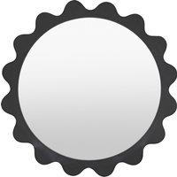 60cm Oxen Mirror Charcoal