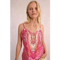 Printed Satin Camisole