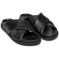Flat Leather Mules Adelash
