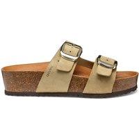 Brionia Leather Wedge Mules