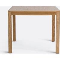 Nusso Square Oak Table with Straight Edges