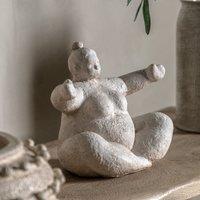 25cm Lady Cement Decoration
