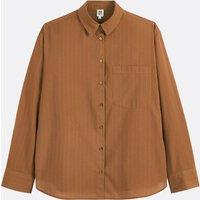 Striped Oversized Shirt with Long Sleeves