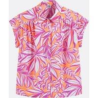Floral Print Shirt with Short Sleeves