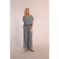 Printed Wide Leg Trousers