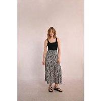 Printed Maxi Skirt