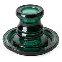 10cm Glass Candlestick Holder