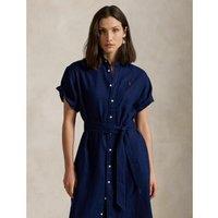 Shirt Dress with Belt, Short Sleeves