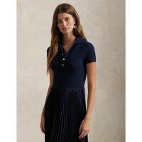Dual Fabric Midi Dress