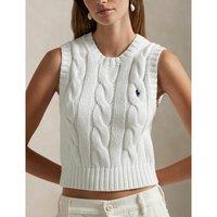 Sleeveless Cable Knit Jumper