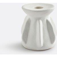 Textured Ceramic Candle Holder H9.5cm, Ilia