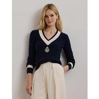 Striped Button-Down Cardigan