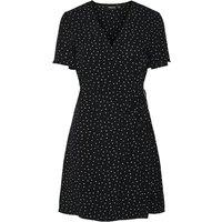 Printed V-Neck Mini Dress
