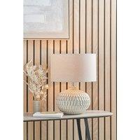 Textured Glazed Ceramic Table Lamp