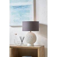 Cream Ceramic Sea Urchin Table Lamp Base