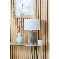 Pleated Ceramic Table Lamp Base