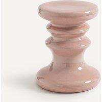 Lulla Side Table in Crackled Glazed Ceramic