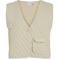 Sleeveless Quilted Cardigan