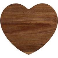 38cm Rustic Charm Heart Shaped Chopping Board
