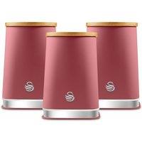 Set of 3 Nordic Tea Coffee Sugar Canisters