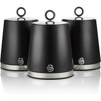 Set of 3 Serenity Tea Coffee Sugar Canisters
