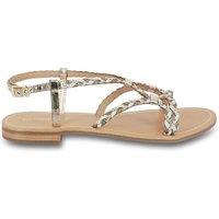 Homarie Leather Flat Sandals