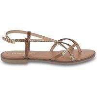 Monagum Toe-Post Sandals in Leather