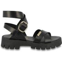 Tiana Leather Sandals with Chunky Sole