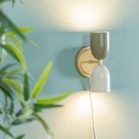 Up Down Plug In Wall Light