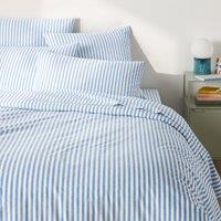 Soizic Blue Cotton Duvet Cover