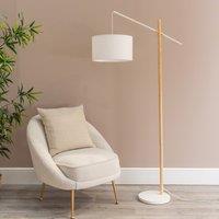Wooden Arch Floor Lamp Base