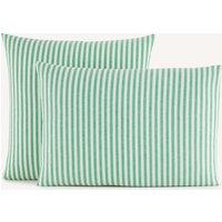 Soizic Green Cotton Pillowcase