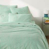 Soizic Green Duvet Cover in Cotton