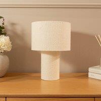 Natural Boucle Table Lamp